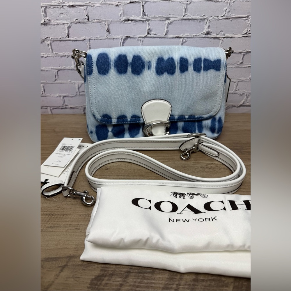 NWT Coach Soft Tabby Shoulder Bag With Tie Dye CU073 - Picture 8 of 10
